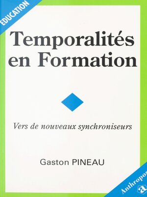 cover image of Temporalités en formation